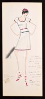 Karl Lagerfeld Fashion Drawing - Sold for $1,820 on 04-18-2019 (Lot 15).jpg